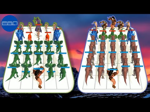 T-REX THE WINNER - Merge Master Dinosaur Monster | GamePlay Android