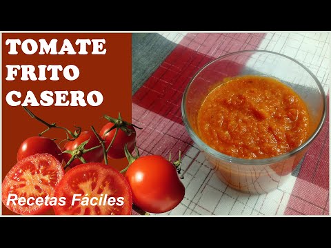 TOMATE FRITO – CASERO RECETA FÁCIL