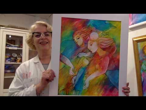 [Alina Witwitzka] Alina Witwitzka Obraz "Spotkanie" i jego symbolika