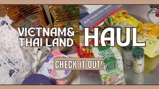 【Haul】ベトナム&タイの購入品動画｜売り切れレベルの人気なお土産も🍬タイコスメ💄のレビューまで！