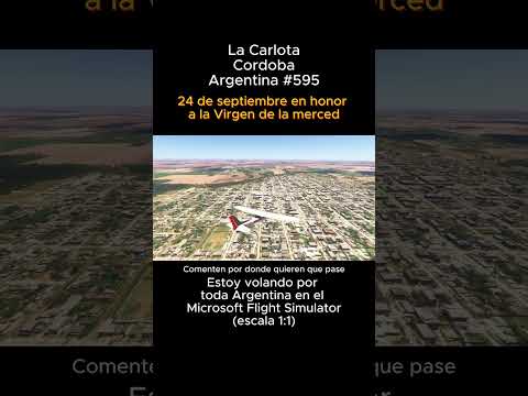 La Carlota, Cordoba desde el Microsoft Flight Simulator #lacarlota #cordoba #msfs #joaha45