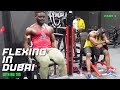 Workout & Flexing Muscles in Dubai - Part 1