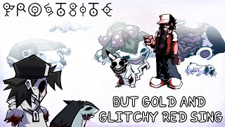 Cover art for Frostbite but Dead Gold and Glitchy Red sing it BUT it's in Rhythm Plus