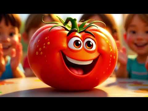 आहा टमाटर - Aaha Tamatar Bade Mazedar Nursery Rhymes and Kids Song in Hindi Kimaya Kids Tv #cartoon