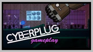 Speed Platformer - 'Cyberplug' Gameplay - Outrunning the worm!