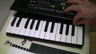 Video thumbnail for Roland K-25m Keyboard for Boutique - Repair and upgrade (bad screws) by CZ synth