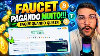 GANHEI USDT MUITO RÁPIDO NESSA FAUCET | VIE FAUCET