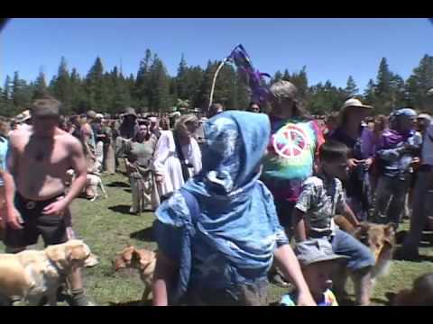 4th of July at National Rainbow Gathering in Utah, prayer for peace