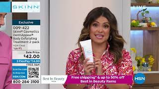 Download the video "Skinn Cosmetics 2pack DermAppeal Body Exfoliating Treatm..."
