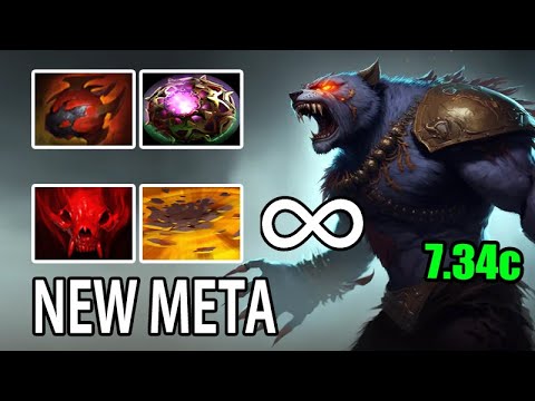 NEW META Crazy Build Octarine + Heart Unkillable Ursa Carry Endless ENRAGE 7.34c Gameplay Dota 2