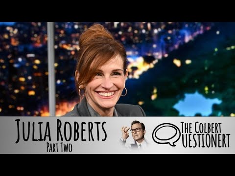 ジュリア・ロバーツ、コルベール・クエスチョネアに登場 - パート2 (Julia Roberts Takes The Colbert Questionert - Part Two)
