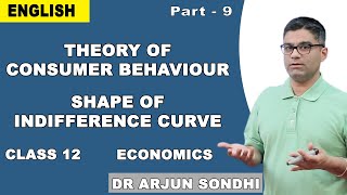 Theory Of Consumer Behaviour | Shape Of Indifference Curve | Class 12 Economics | Arjun Sondhi