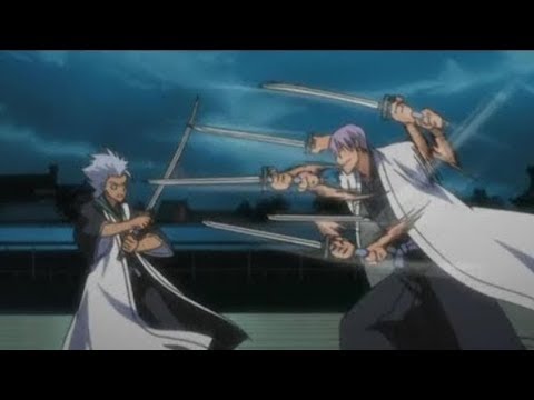 Toshiro vs Gin Bleach