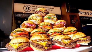 American best food! Amazing burger making process - Korea street food/서울맛집 수제버거 자이온