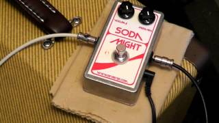 Video thumbnail for Soda Might fuzz pedal. by Tim Calloway