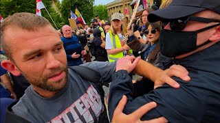 Liverpool UKIP: Deep LeftoCommie Rage at English People, Many Arrests, Much Handcuff