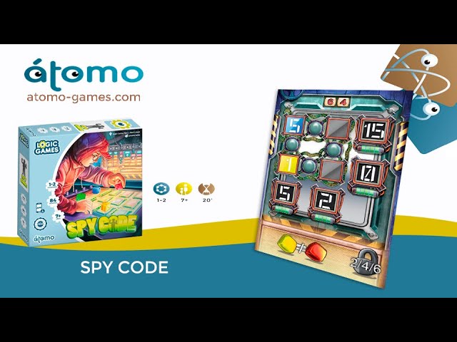 Vídeo relacionado con Spy Code Logic Game Juego para 1 Jugador a partir de 7 años Juego por razonamiento, lógica, Atención y cálculo mental