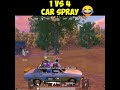Car Spray | 1 vs 4 | PUBG mobile#Shorts #Pubgmobile