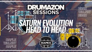 Video thumbnail for Mapex Saturn Evolution Maple & Birch Drum Kits Head to Head - Full Comparison Video by Drumazon by Drumazon Drum Store