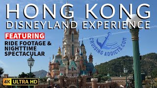 Theme Parks - Disneyland Hong Kong Experience with Ride Footage and Nighttime Spectacular