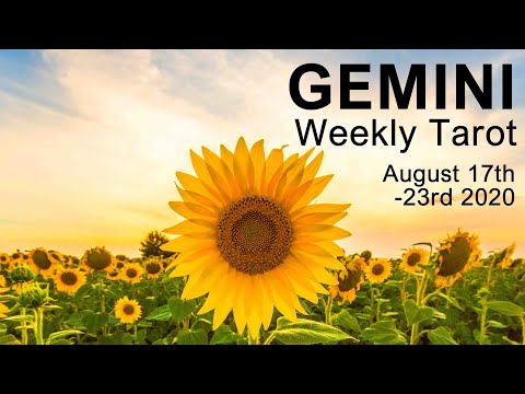 GEMINI WEEKLY TAROT READING "A MAJOR BREAKTHROUGH GEMINI!"  August 17th-23rd 2020 Forecast