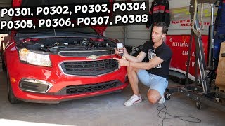 ENGINE LIGHT ON CODE P0301 P0302 P0303 P0304 P0305 P0306 P0307 P0308 CHEVROLET, BUICK, GMC, CADILLAC