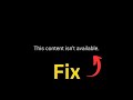 Fix Video Unavailable This Content Isn T Available On YouTube Full Guide