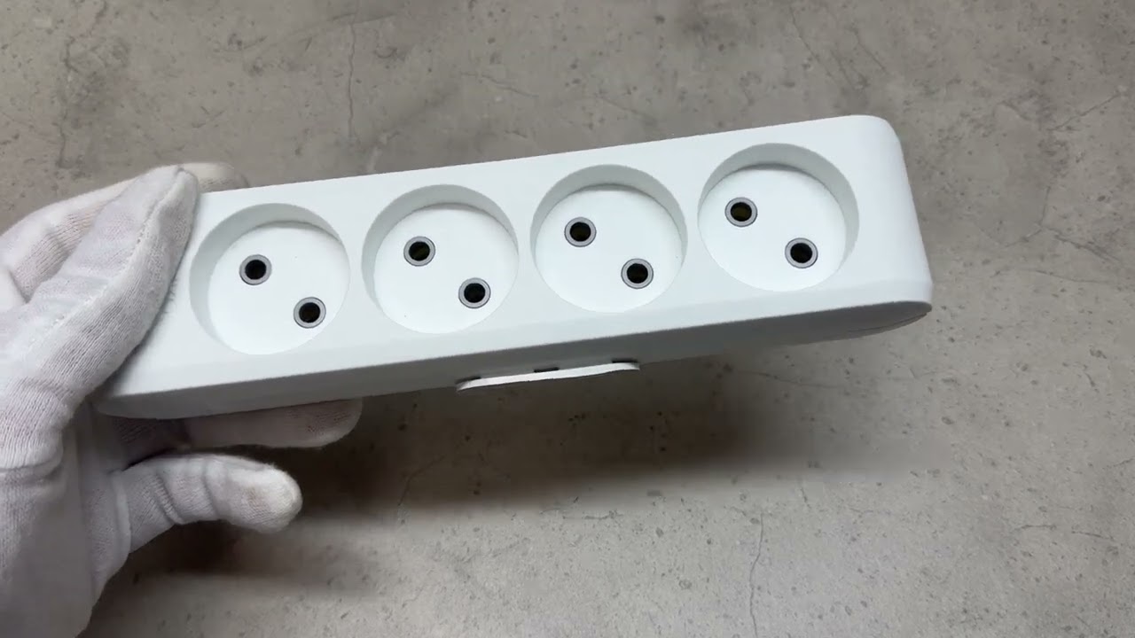 Колодка VIKO 4 гнезда без заземления белая Multi-Let 90112400