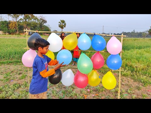 outdoor fun with Flower Balloon and learn colors for kids by I kids episode -142.