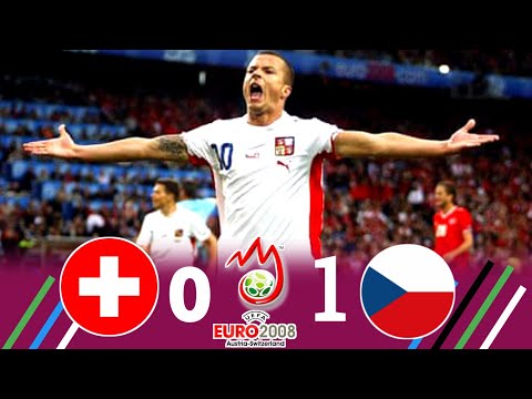 Switzerland 0 × 1 Czech Republic 2008 Euro Cup Extended Highlight and Goal HD