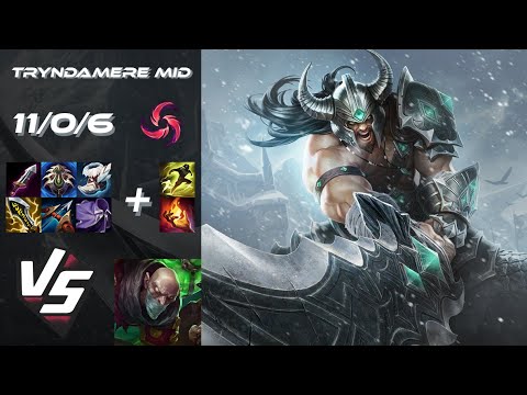 MID Tryndamere vs Singed - NA Grandmaster Patch 25.S2.2