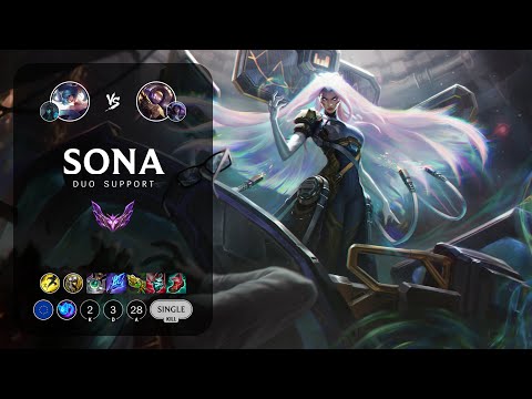 Sona Support vs Blitzcrank - EUW Master Patch 12.22