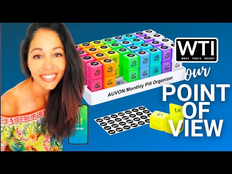 AUVON Monthly Pill Organizers - WTI product video review