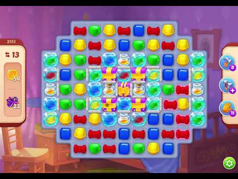 HomeScapes Level 2151 no boosters (13 moves)