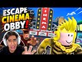 AKU MASUK DUNIA MOVIE 😂 ESCAPE CINEMA OBBY 😈