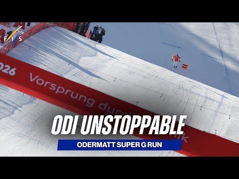 Odermatt's Winning Run in Kitzbuehel Super G |  FIS Alpine