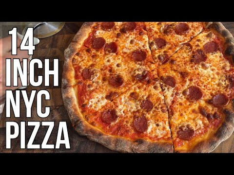 14 inch New York Style Pizza - Step By Step Tutorial (With Recipe!)