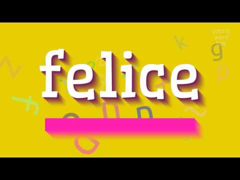 How to say "felice"! (High Quality Voices)