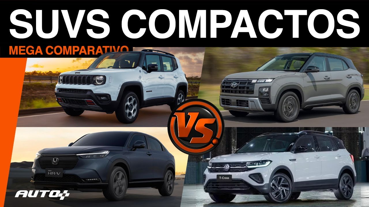 AUTOMAIS COMPARATIVE RENEGADE TCROSS HRV CRETA YOUTUBE VALE