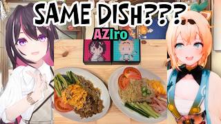 Yes, Both of These Are Hiyashi Chuka | AZKi × Iroha | それぞれの流派で冷やし中華を作るあずいろ【風真いろは/AZKi】[holo clip]