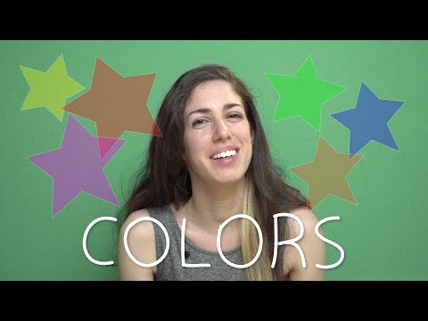 Weekly Hebrew Words with Yaara -  Colors