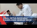 Viral Video Ketua Bawaslu Pamekasan Gebrak Meja Saat Bertemu Warga Begini Klarifikasinya