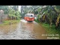 Bus Driving Through Water In Kerala
