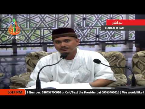 Manga Kalabbiyahan sin Bulan Ramadan - Sheikh Hayder Buddin (Tausug)