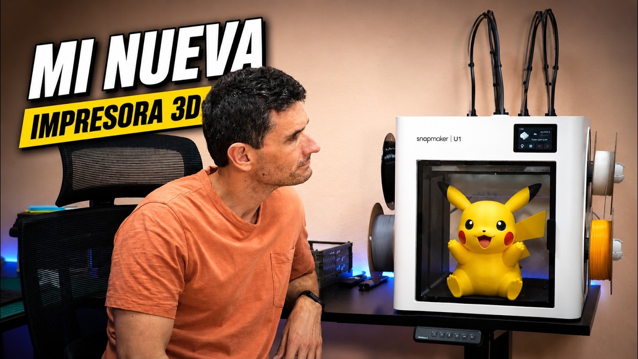 Mi NUEVA impresora 3D puede hacerlo CASI TODO 🤯 | Snapmaker U1