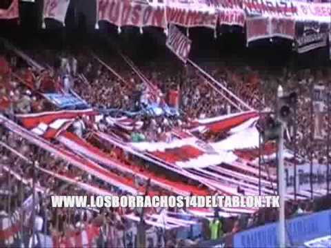 "LOS BORRACHOS DEL TABLON 14 EN AVELLANEDA 2009 RIVER PLATE" Barra: Los Borrachos del Tablón • Club: River Plate