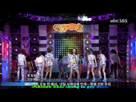 [Vsub + Kara + Fanchant by me] Comeback Stage Inkigayo Roly Poly  T-ara