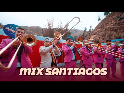 MIX SANTIAGOS LAS MAS SONADAS - Banda Melodías AUQUIATO