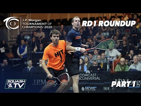 Squash: J.P. Morgan Tournament of Champions 2020 - Men's Rd 1 Roundup [Pt.1]