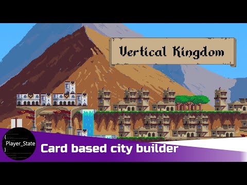VERTICAL KINGDOM | Medieval City Building Card Game  | Gameplay First Look